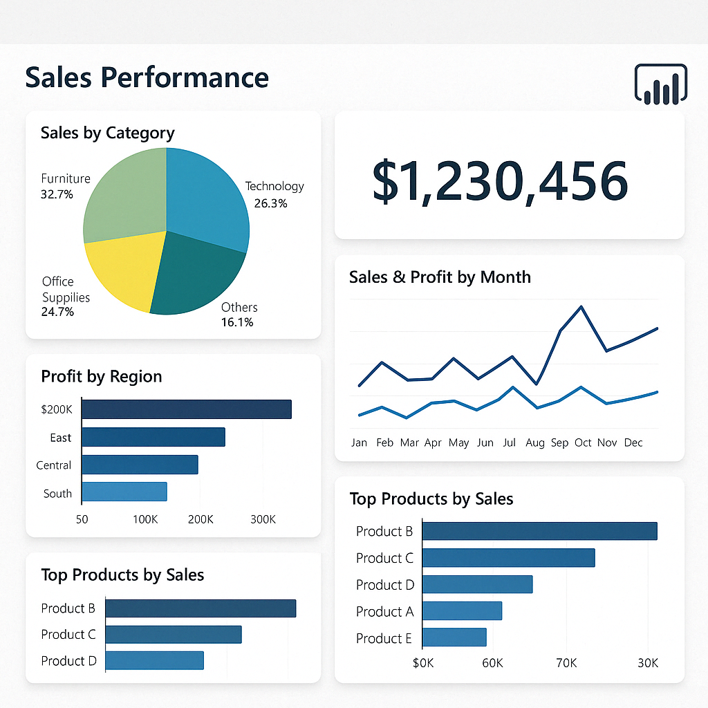 Dashboards em Power BI